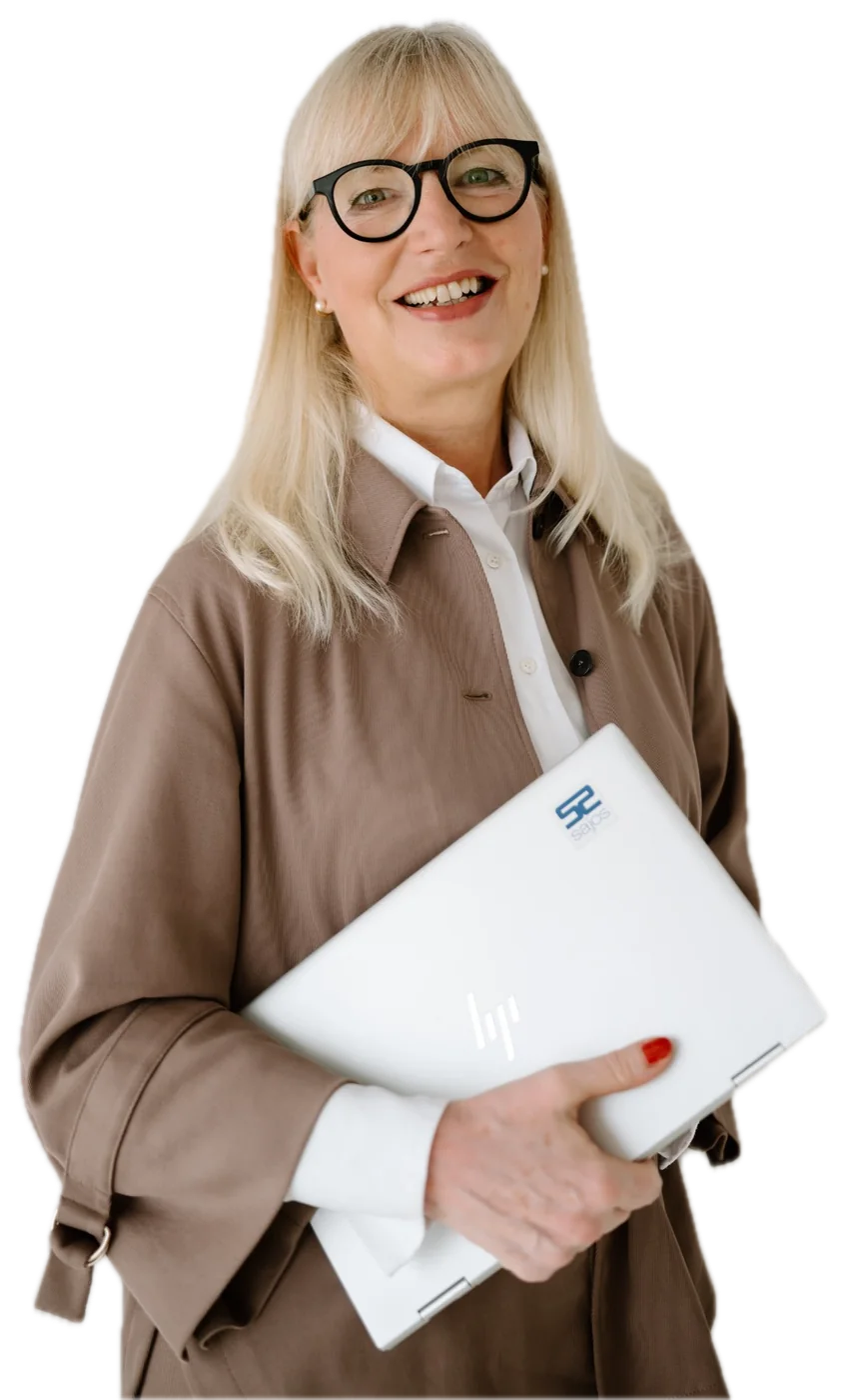 Sabine Schmittroth, Gründerin und Geschäftsführerin der SAJOS GmbH